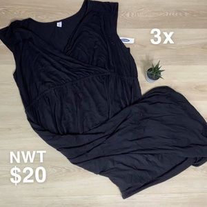 Black full length dress